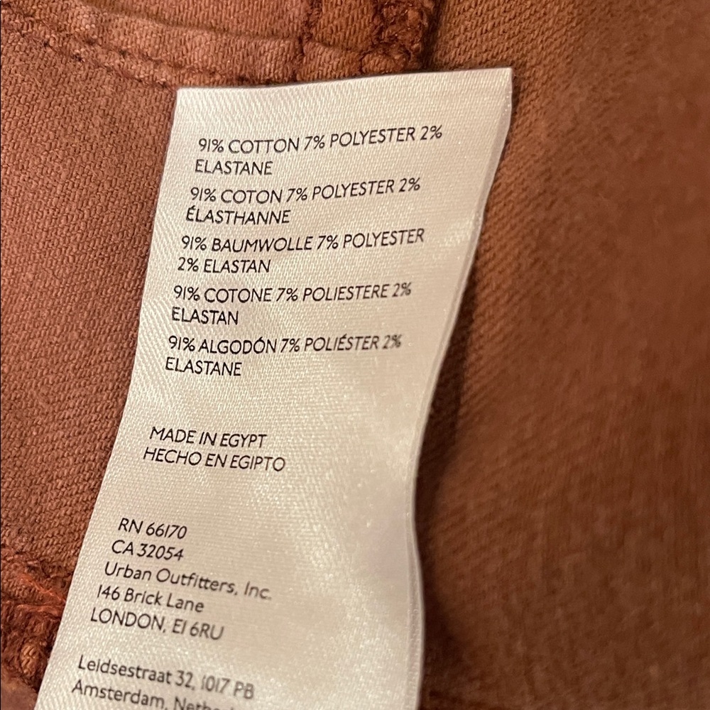 🍂 We The Free High-Rise Flare Jeans - Boho Chic in Terracotta! 70s Vibe - Picture 10 of 11